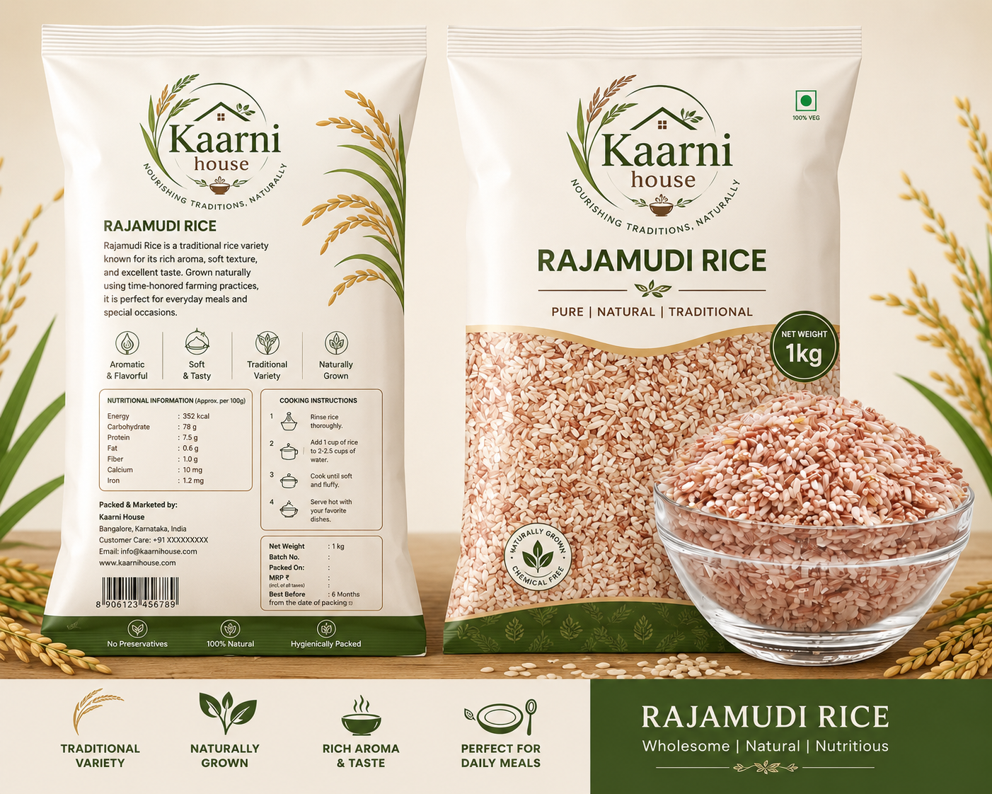 Rajamudi Red rice - Image 2