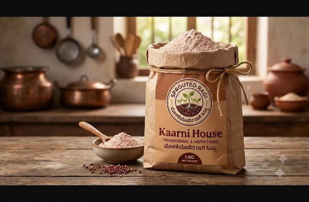 Ragi Sprouted ಮೊಳಕೆಯೊಡೆದ ರಾಗಿ ಹಿಟ್ಟು